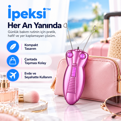 İpeksi™ – Elektrikli İpli Yüz Tüy Alma Cihazı